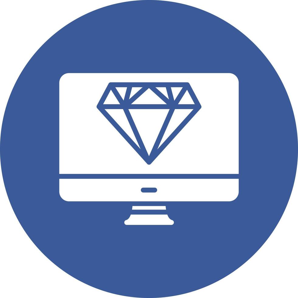 icono de vector de diamante