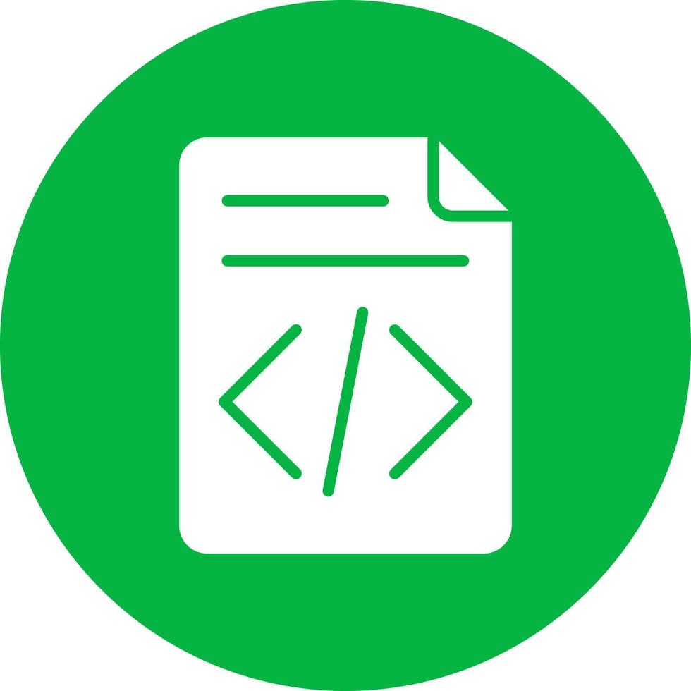 File Extention Vector Icon