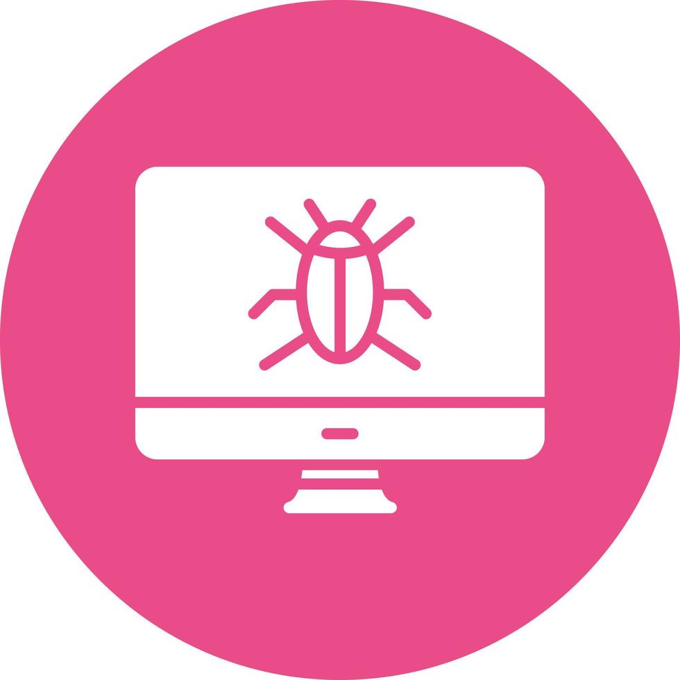 icono de vector de virus