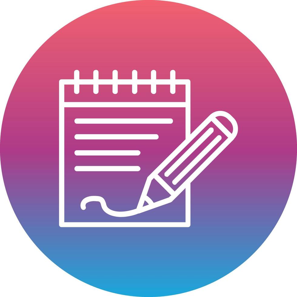 Sketchbook Vector Icon