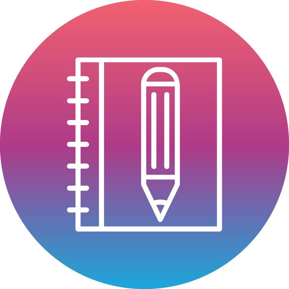 Sketchbook Vector Icon