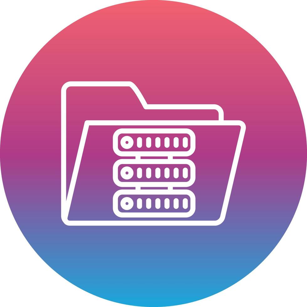 Data Server Vector Icon