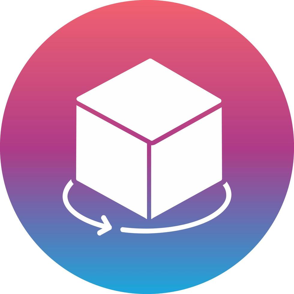3d Cube Vector Icon