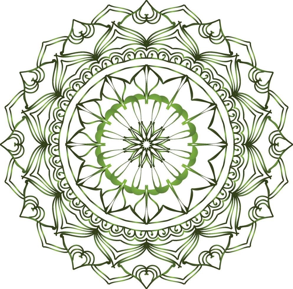 Mandala template design. vector