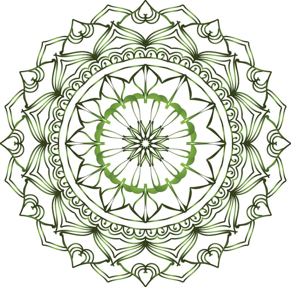 Mandala template design. vector