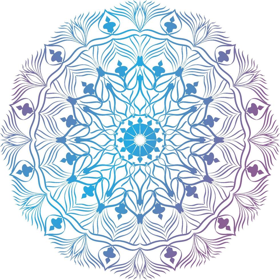 mandala de meditación en círculos islámicos flores vintage patrón único abstracto con diseño de fondo de tarjeta de boda png imágenes clásicas vector