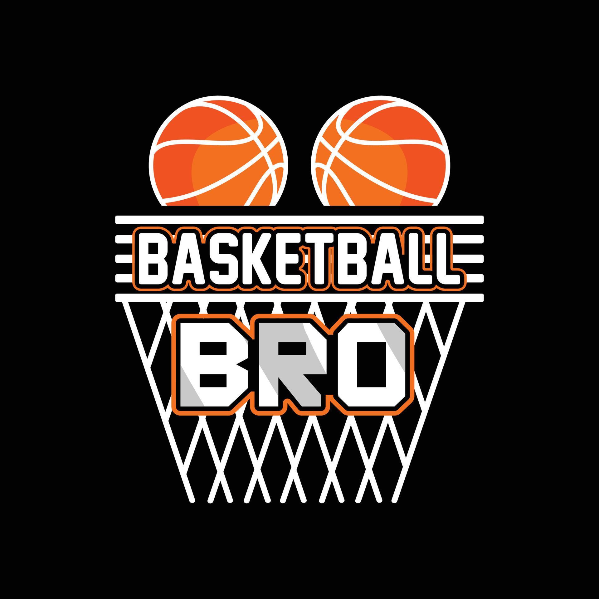 Basketball bro vector tshirt design. basketball tshirt design. Can be