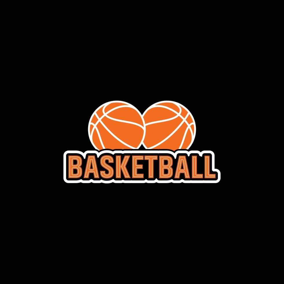 Basketball vector t-shirt design. basketball t-shirt design. Can be used for Print mugs, sticker designs, greeting cards, posters, bags, and t