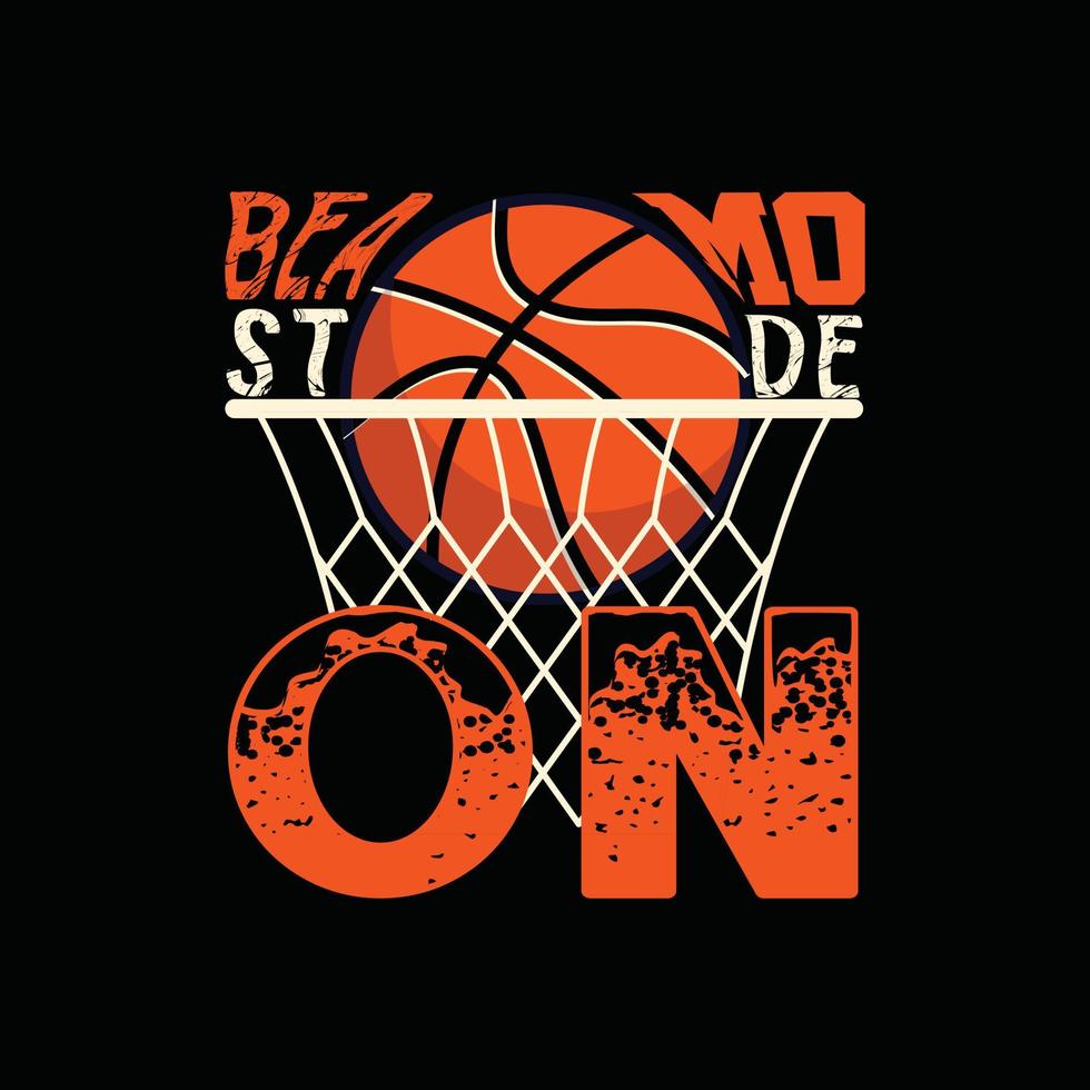 beast mode on vector t-shirt design. basketball t-shirt design. Can be used for Print mugs, sticker designs, greeting cards, posters, bags, and t-shirts.