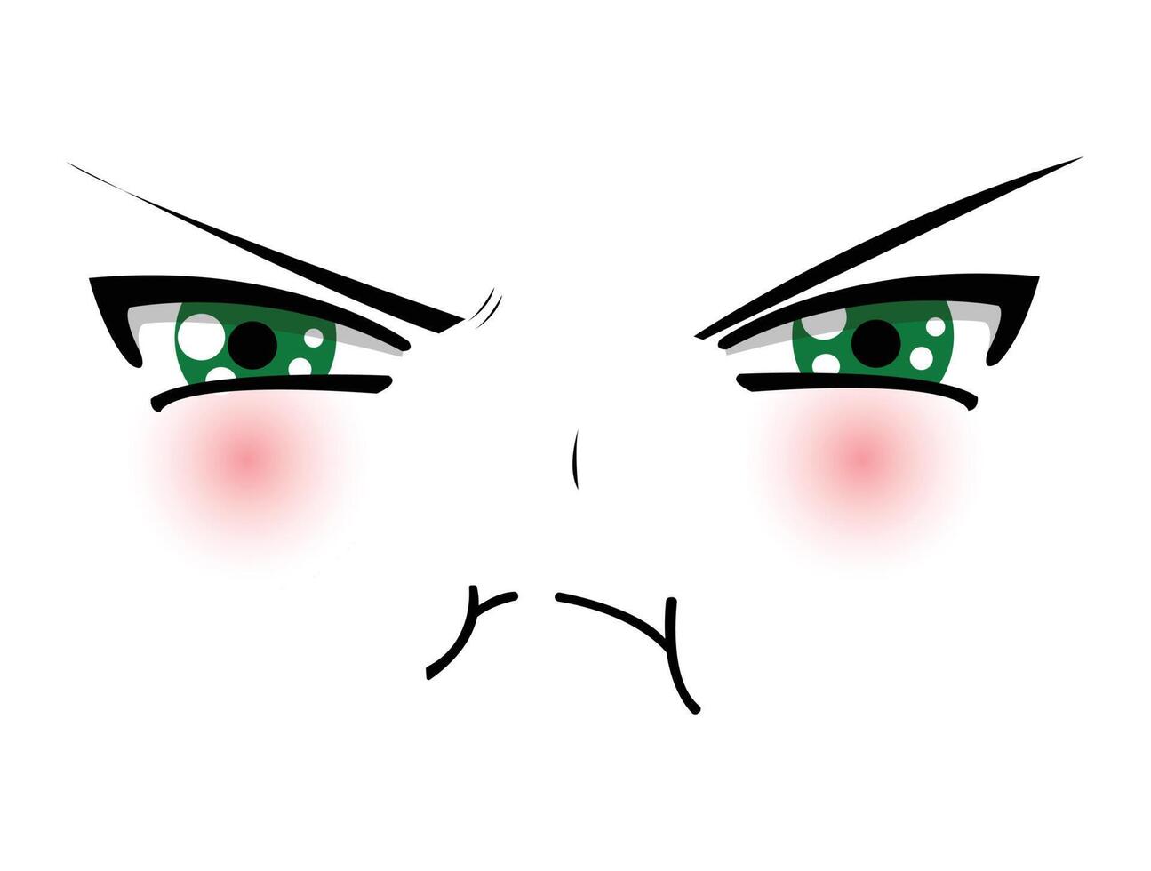 hermosa anime chica cara enojado emoción 15800927 Vector en Vecteezy hermosa anime chica cara enojado emoción 15800927 Vector en Vecteezy