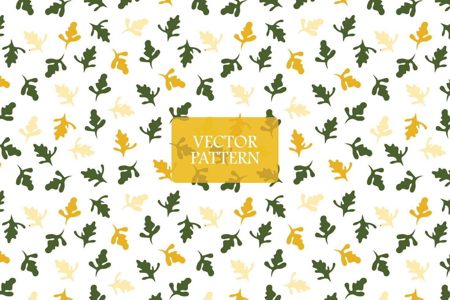 Colorful autumn leaf abstract white background seamless repeat pattern vector