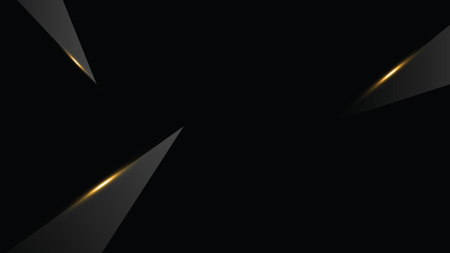Luxury black and golden lines abstract background. Modern Luxury golden gradient geometric background vector