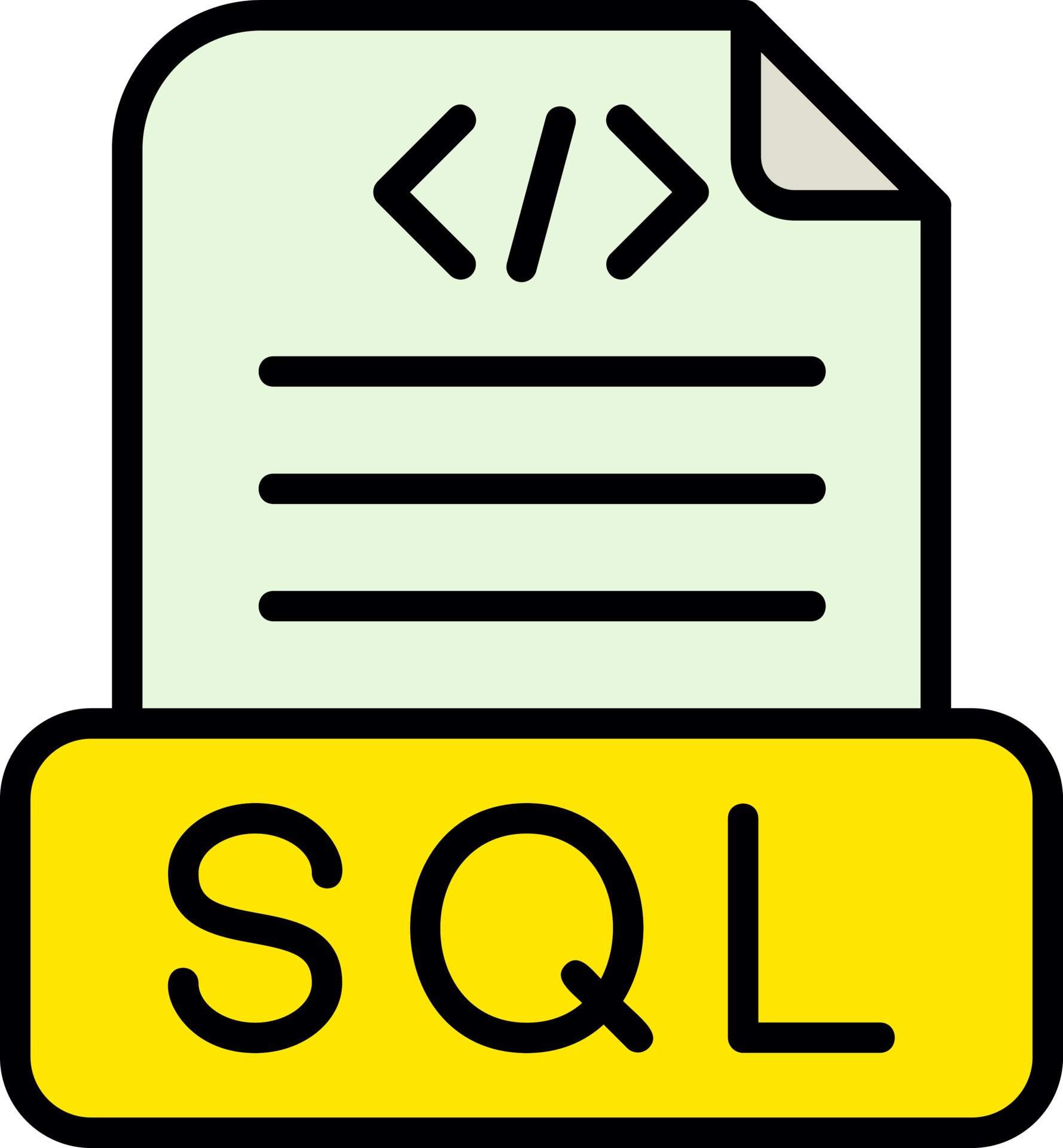 Sql File Vector Icon Design 15801787 Vector Art at Vecteezy