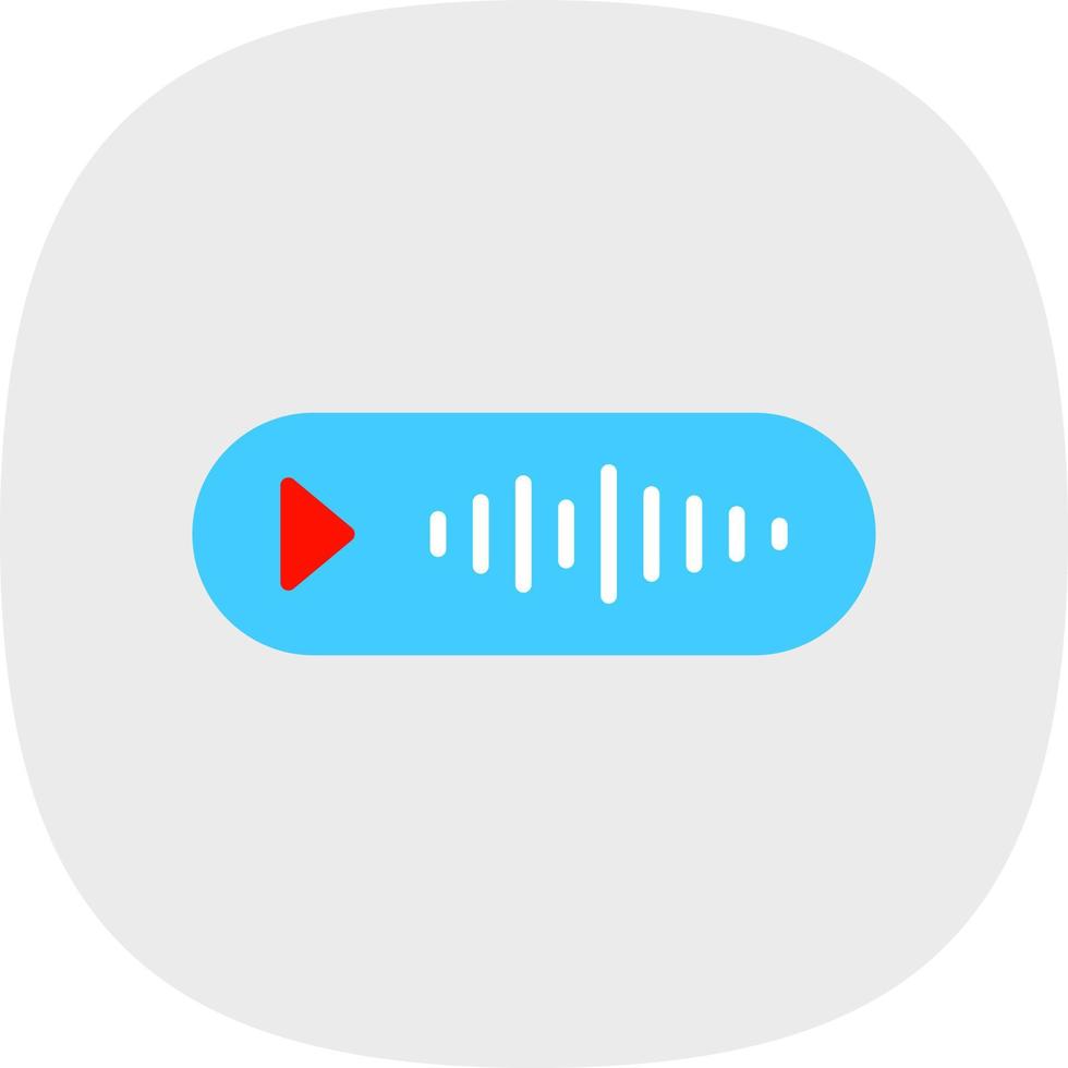 Voice Message Vector Icon Design