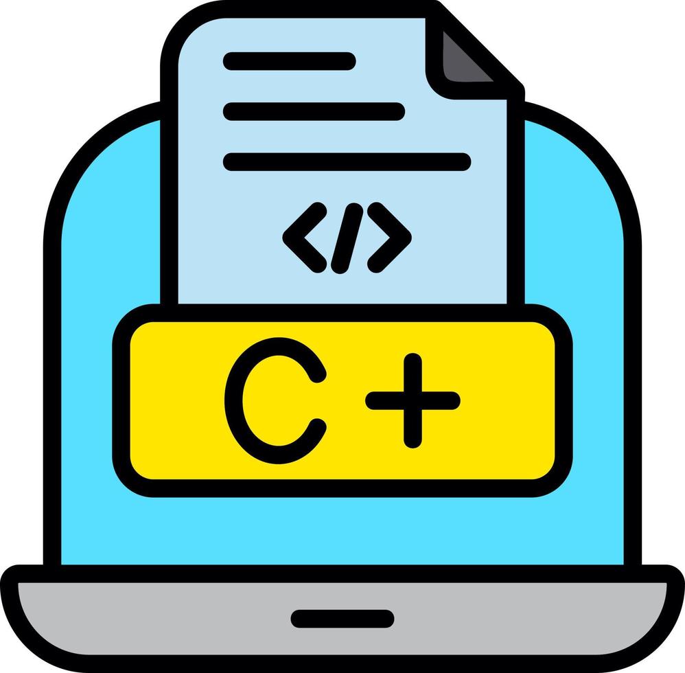 Coding Language Vector Icon Design