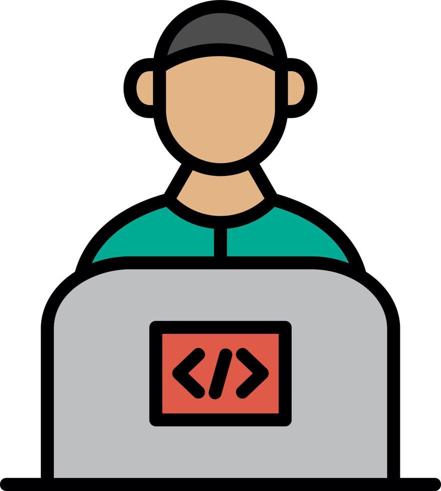 Senior Developer Vector Icon Design