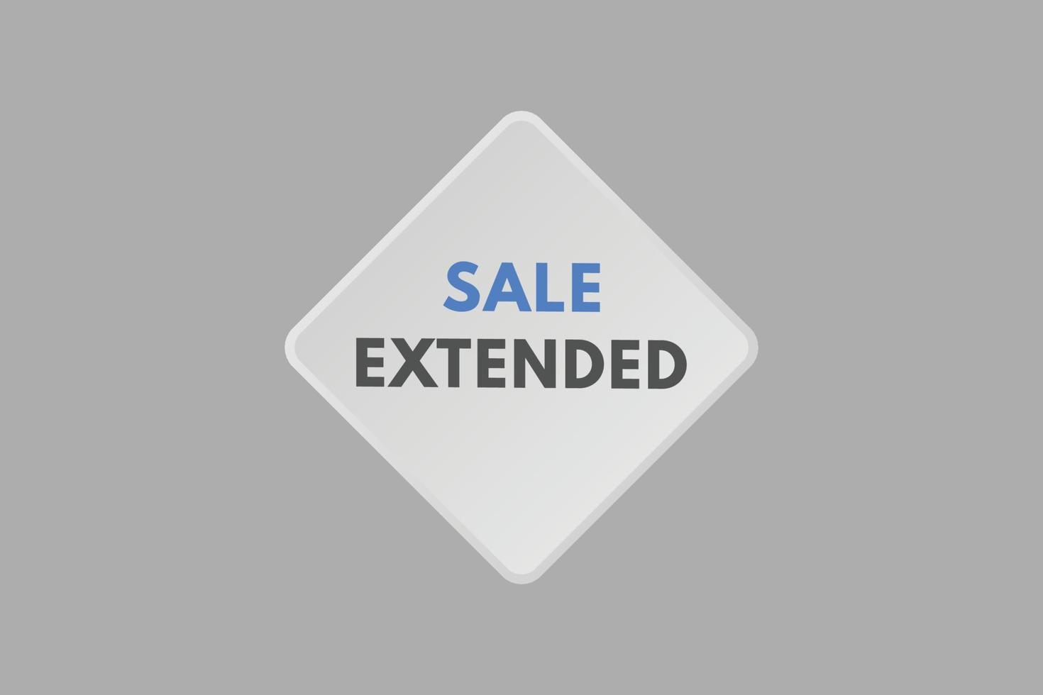 sale extended text Button. sale extended Sign Icon Label Sticker Web Buttons vector