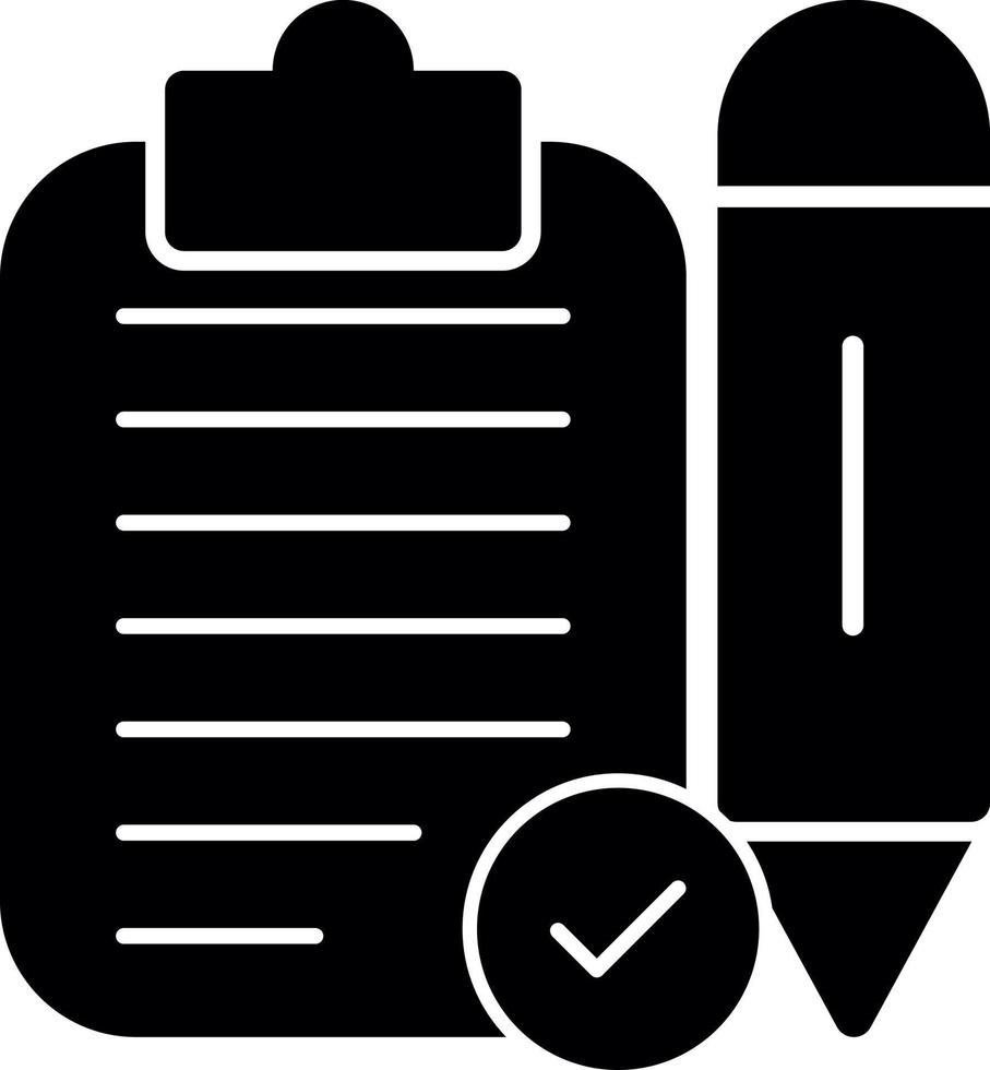 Task Planning Vector Icon Design