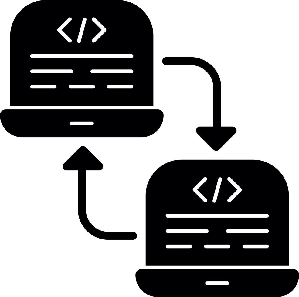 Code Refactoring Vector Icon Design