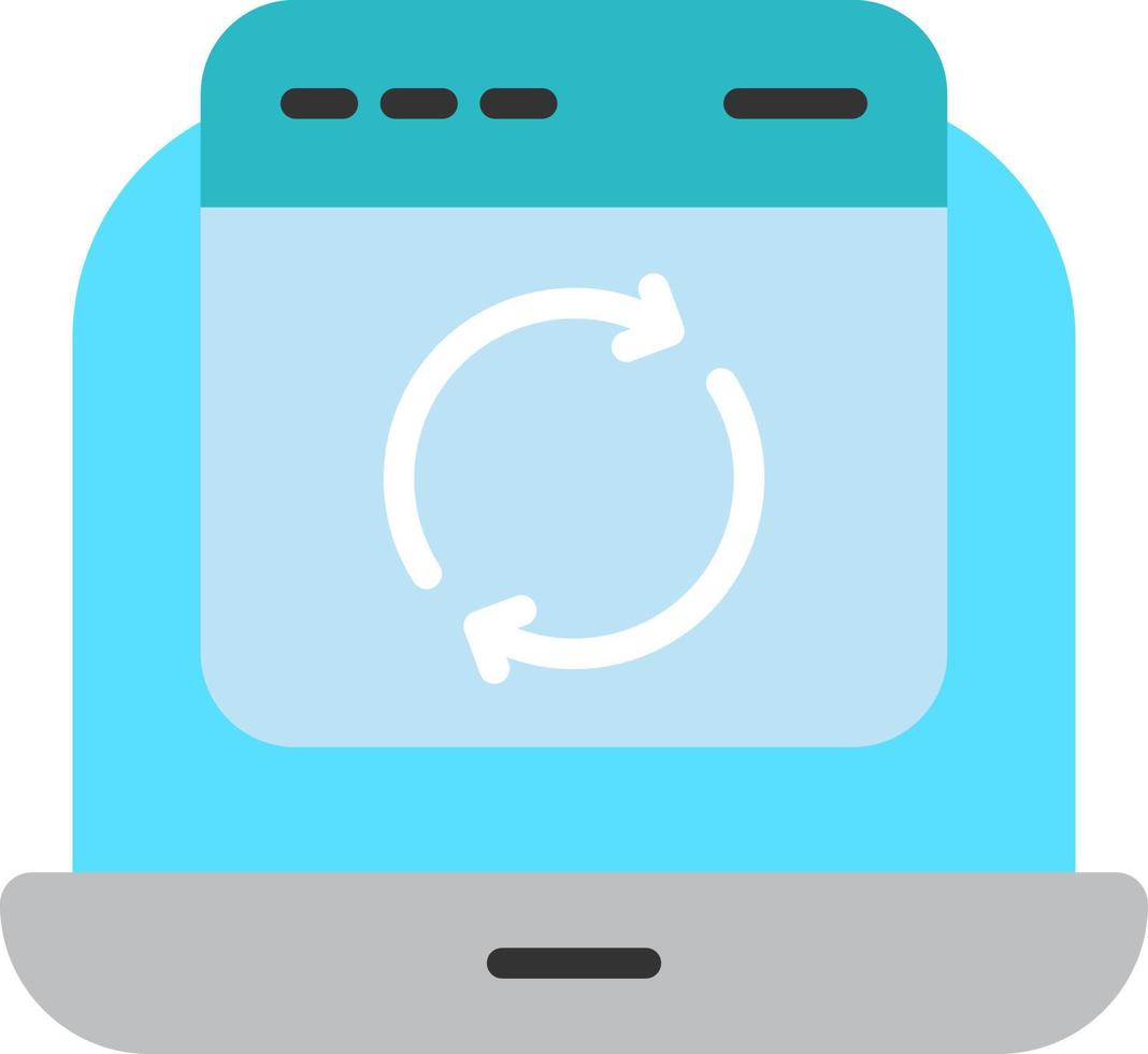Website Update Vector Icon Design