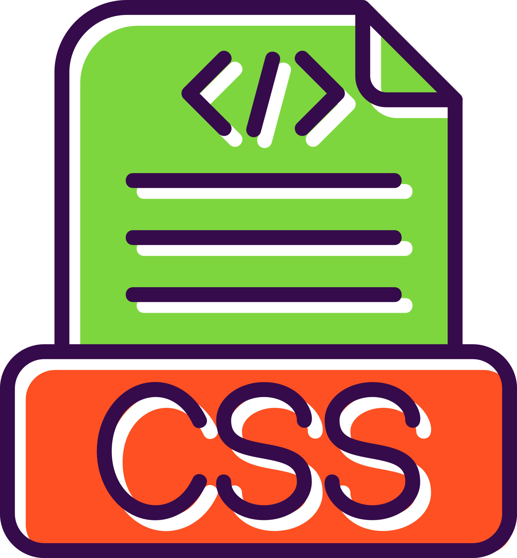 Css File Vector Icon Design 15802222 Vector Art at Vecteezy
