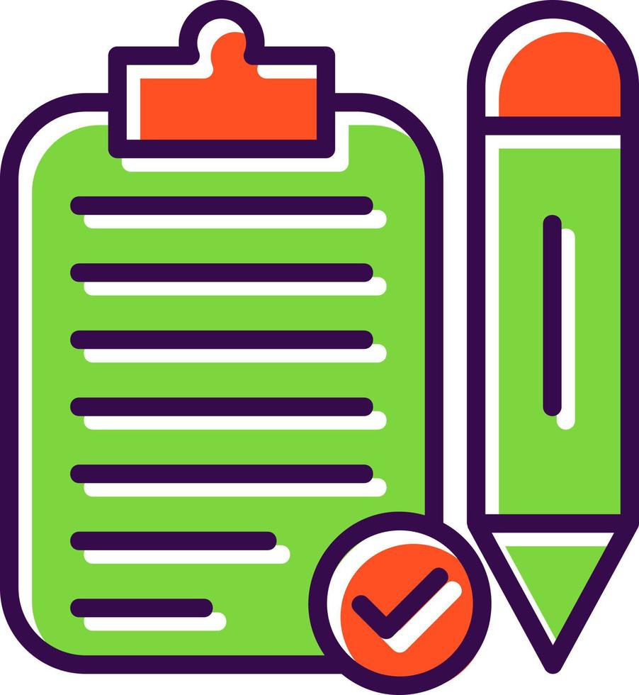 Task Planning Vector Icon Design