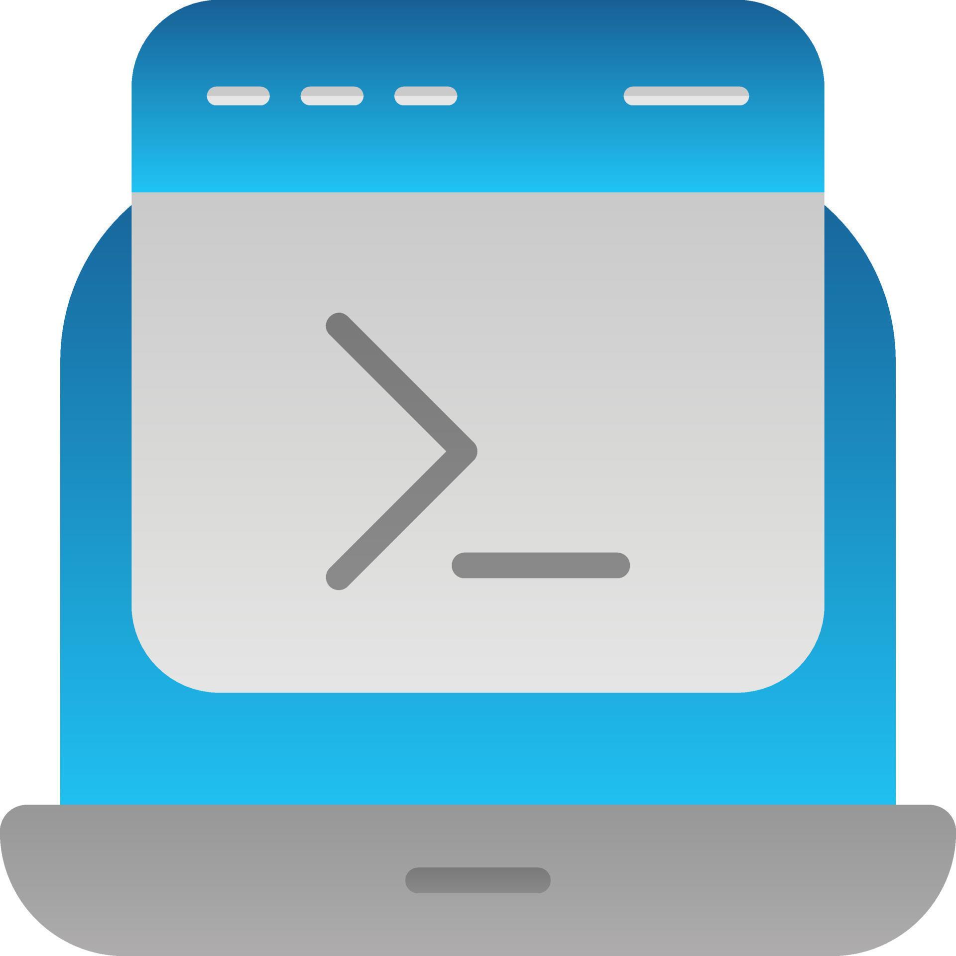 Command Line Vector Icon Design 15802298 Vector Art at Vecteezy