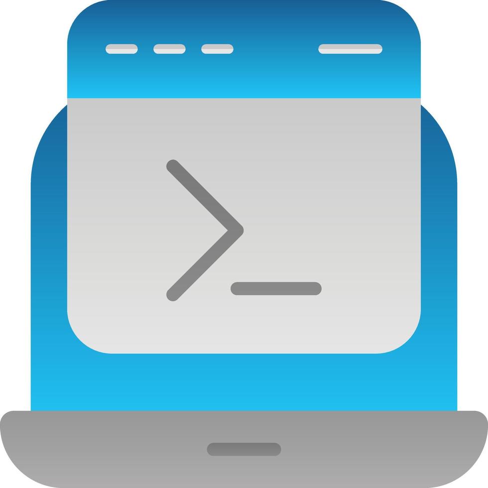 Command Line Vector Icon Design