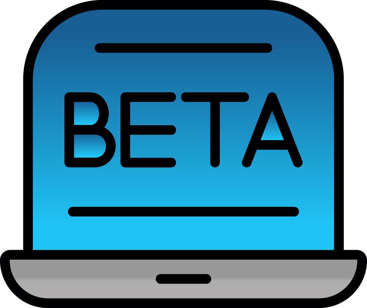 Beta Vector Icon Design