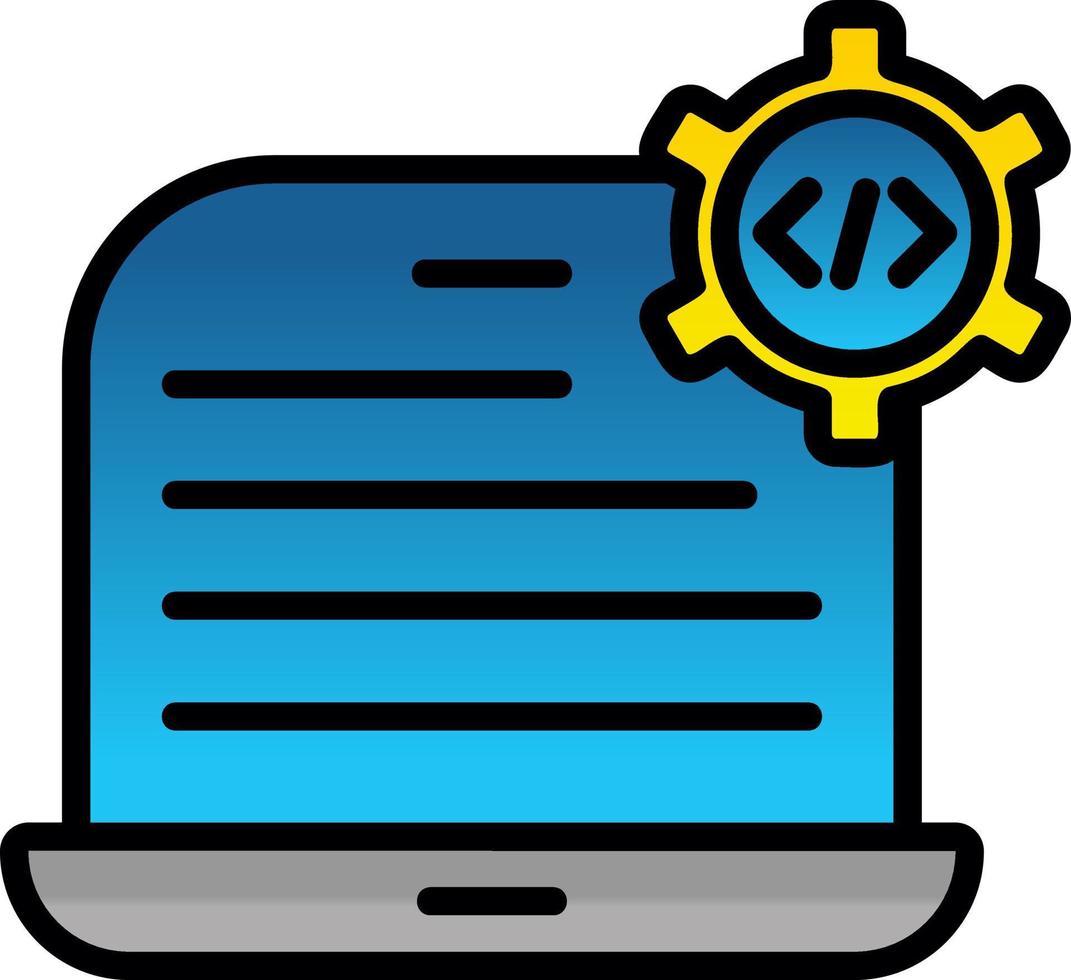 Code Setting Vector Icon Design