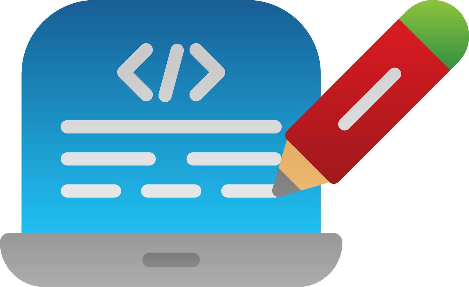 Edit Code Vector Icon Design 15802355 Vector Art at Vecteezy