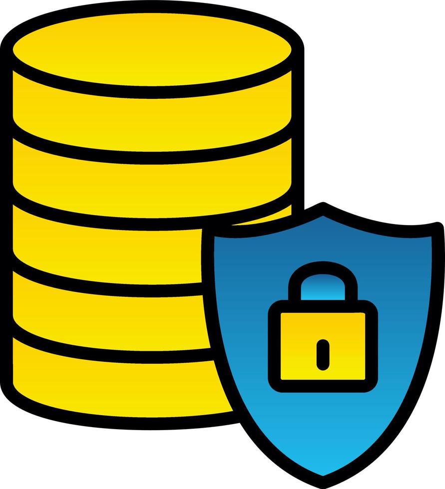 Data Security Vector Icon Design