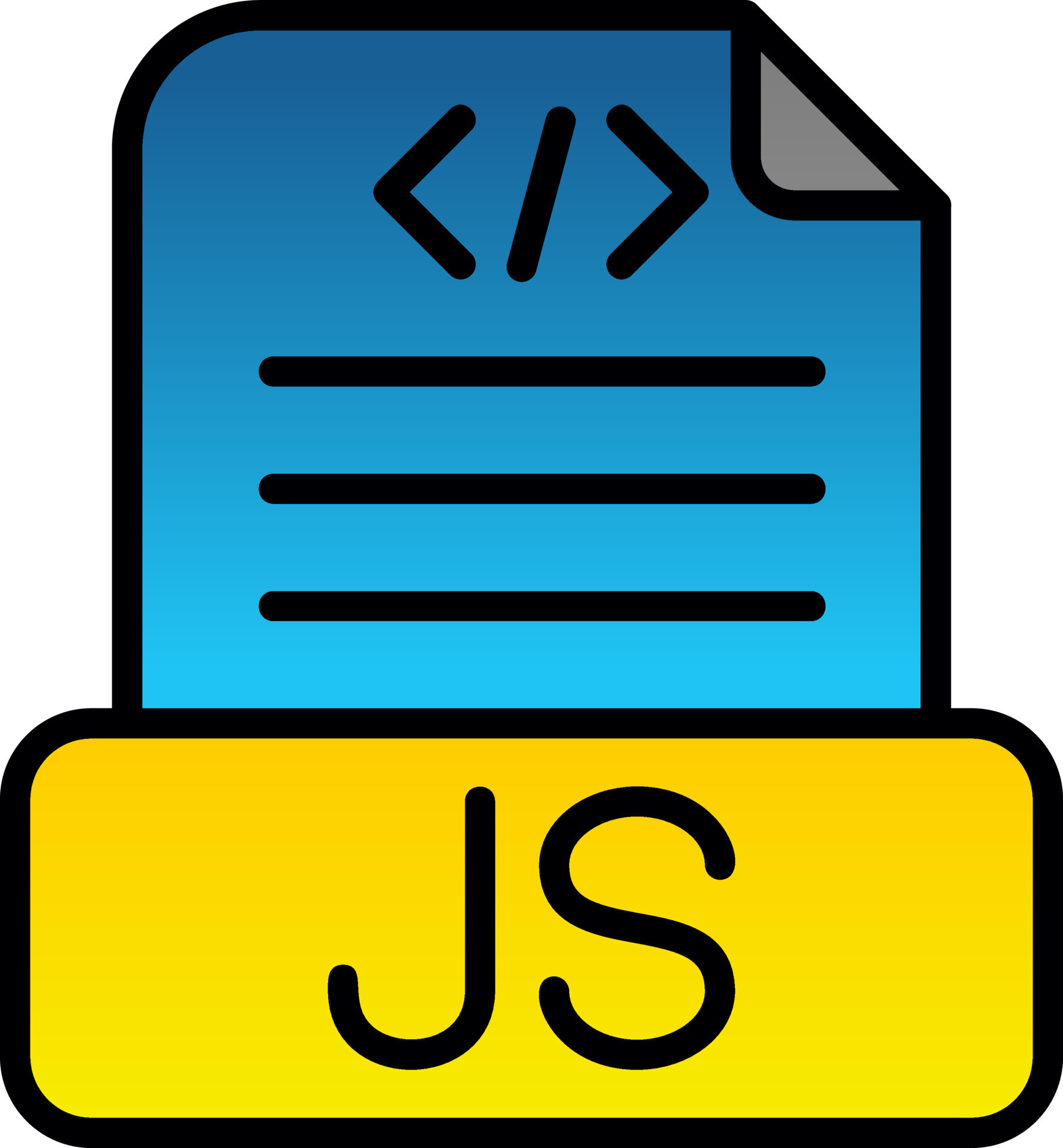 Javascript file vector icon design 15802393 vector art at vecteezy