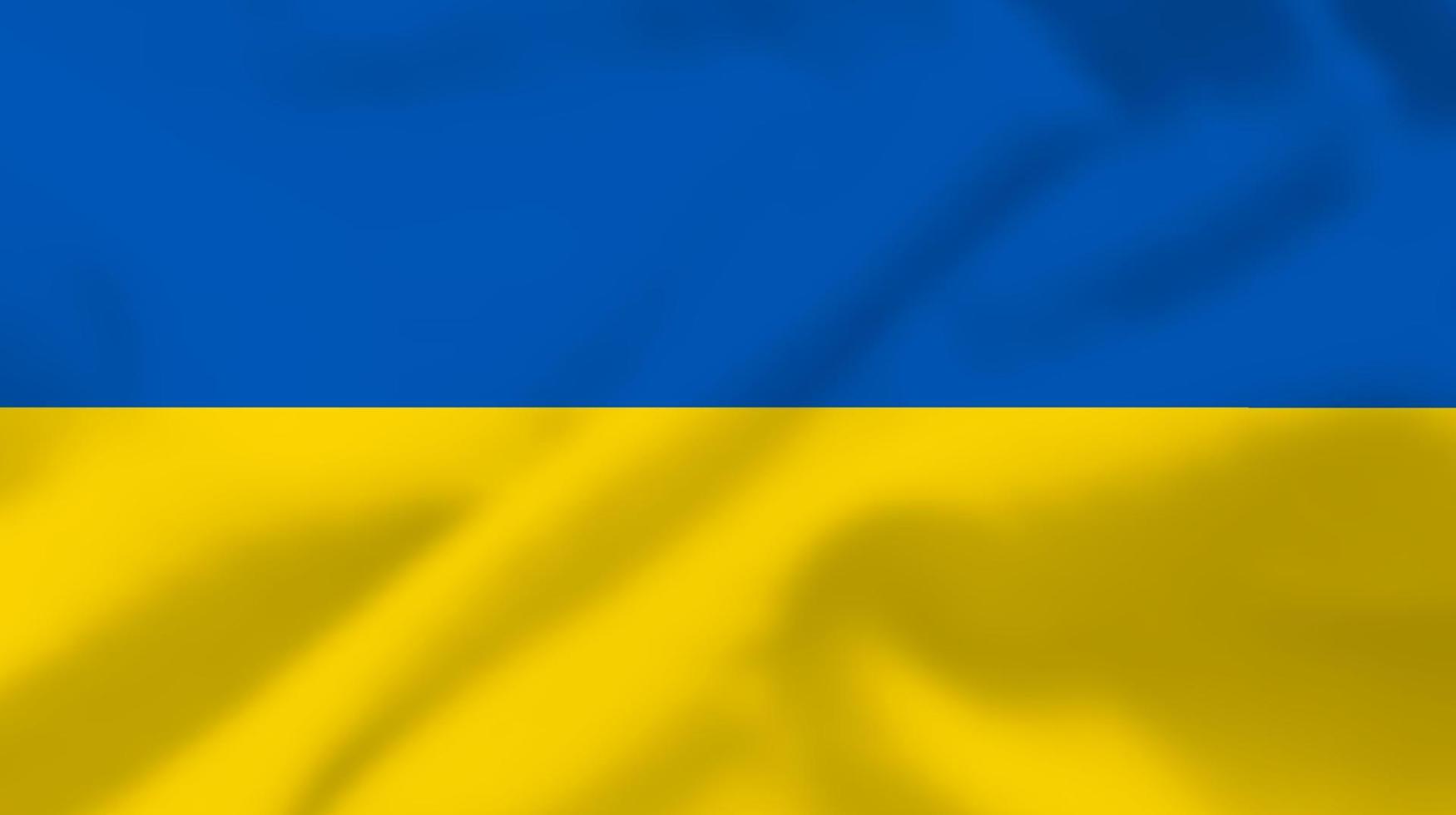 Ukrainian national flag vector