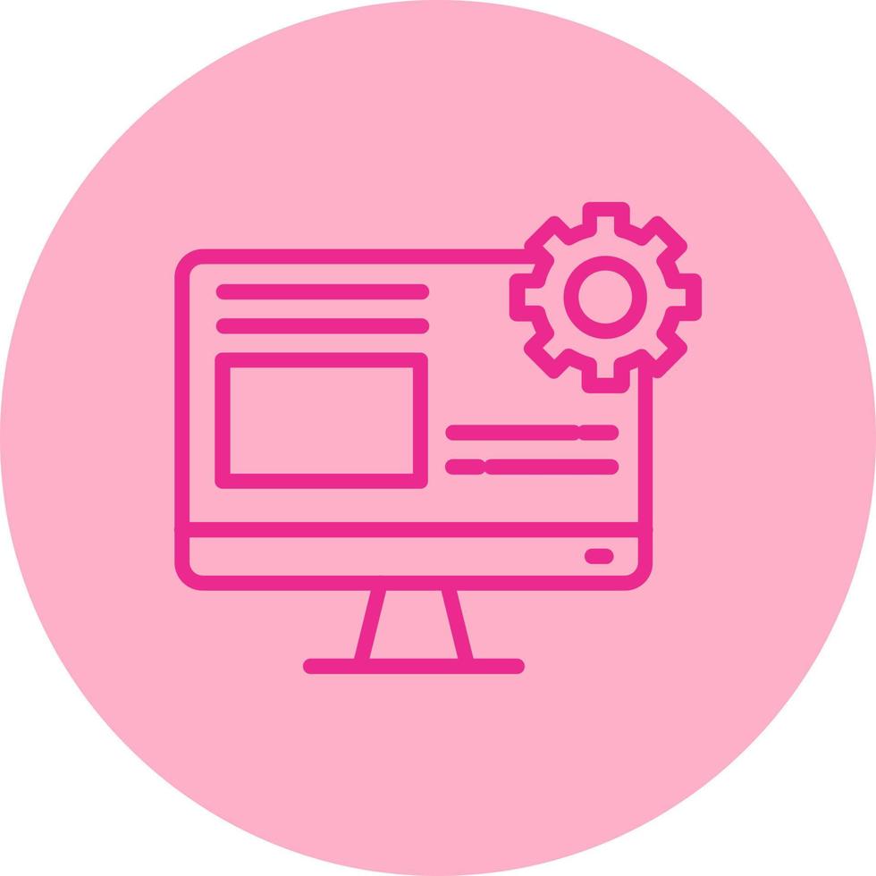 Content Management Vector Icon