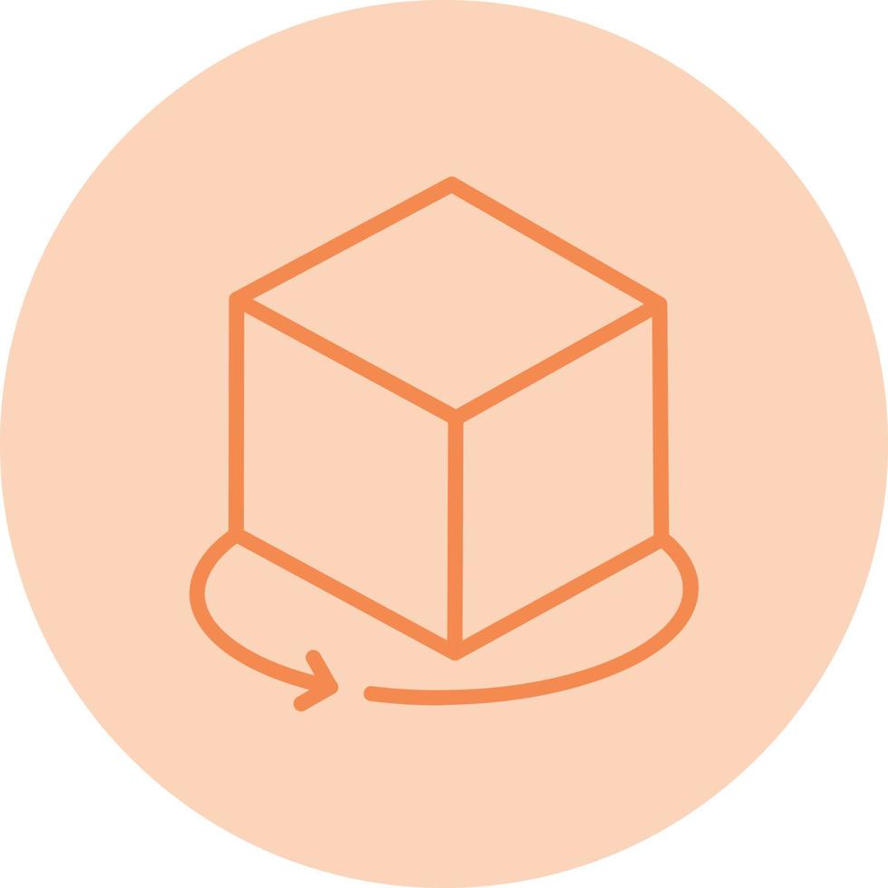 3d Cube Vector Icon