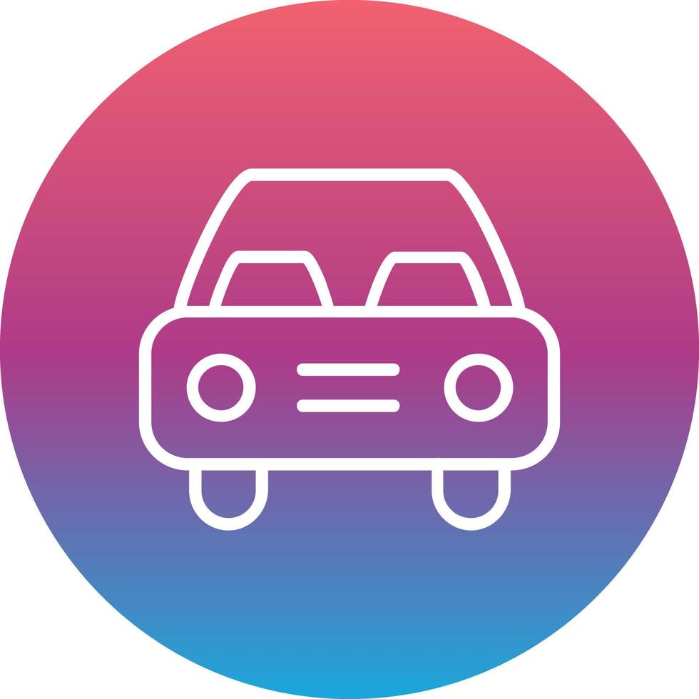 icono de vector de coche