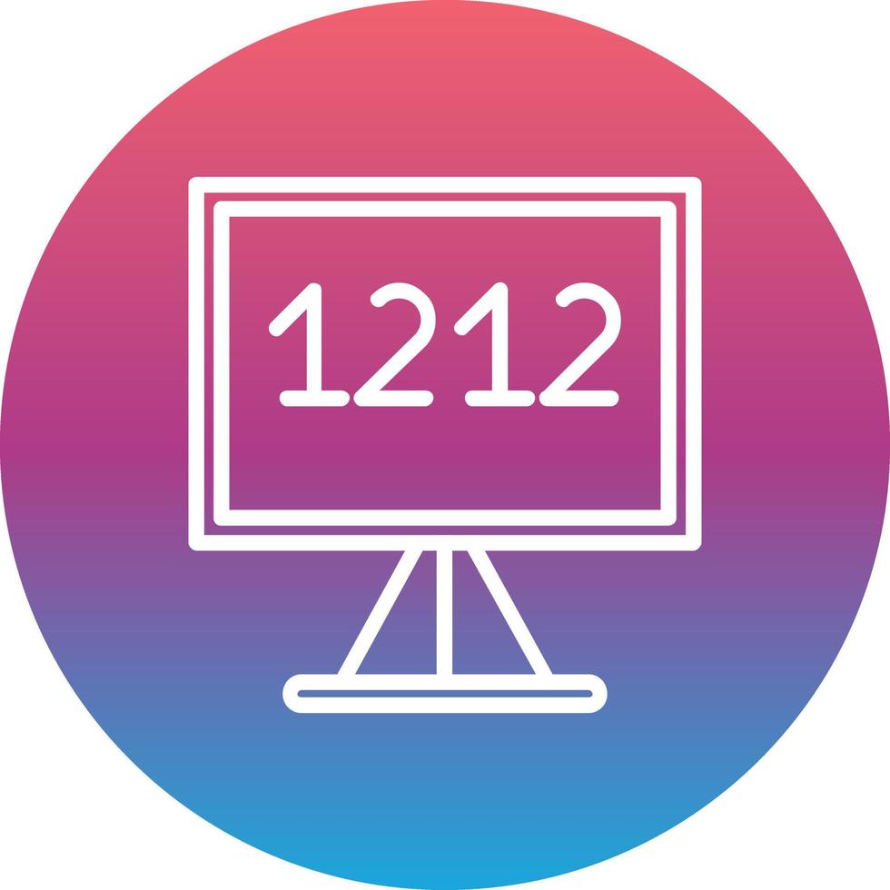 Whiteboard Vector Icon