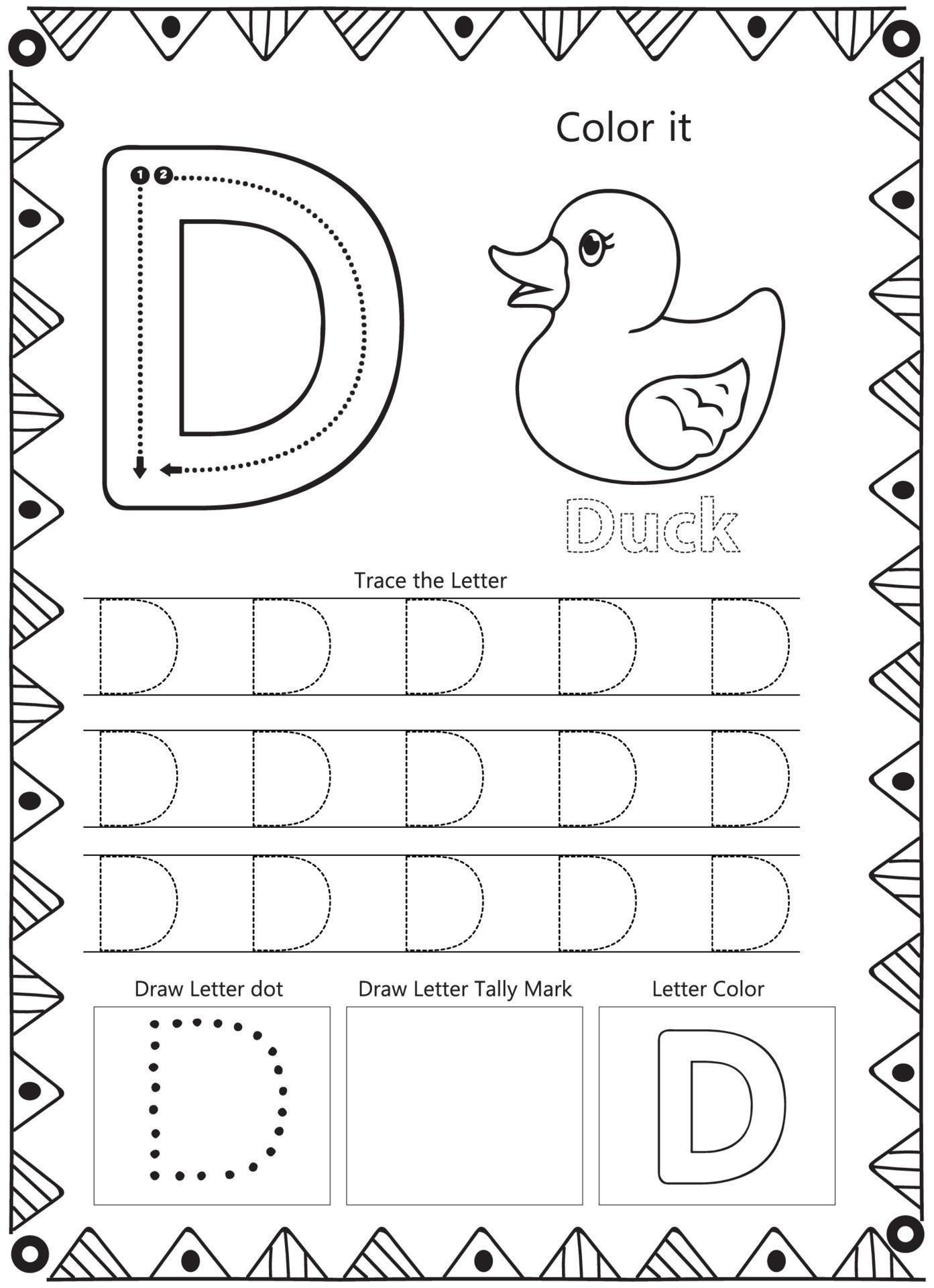 Alphabet Letter Tracing Coloring Page 15802944 Vector Art at Vecteezy