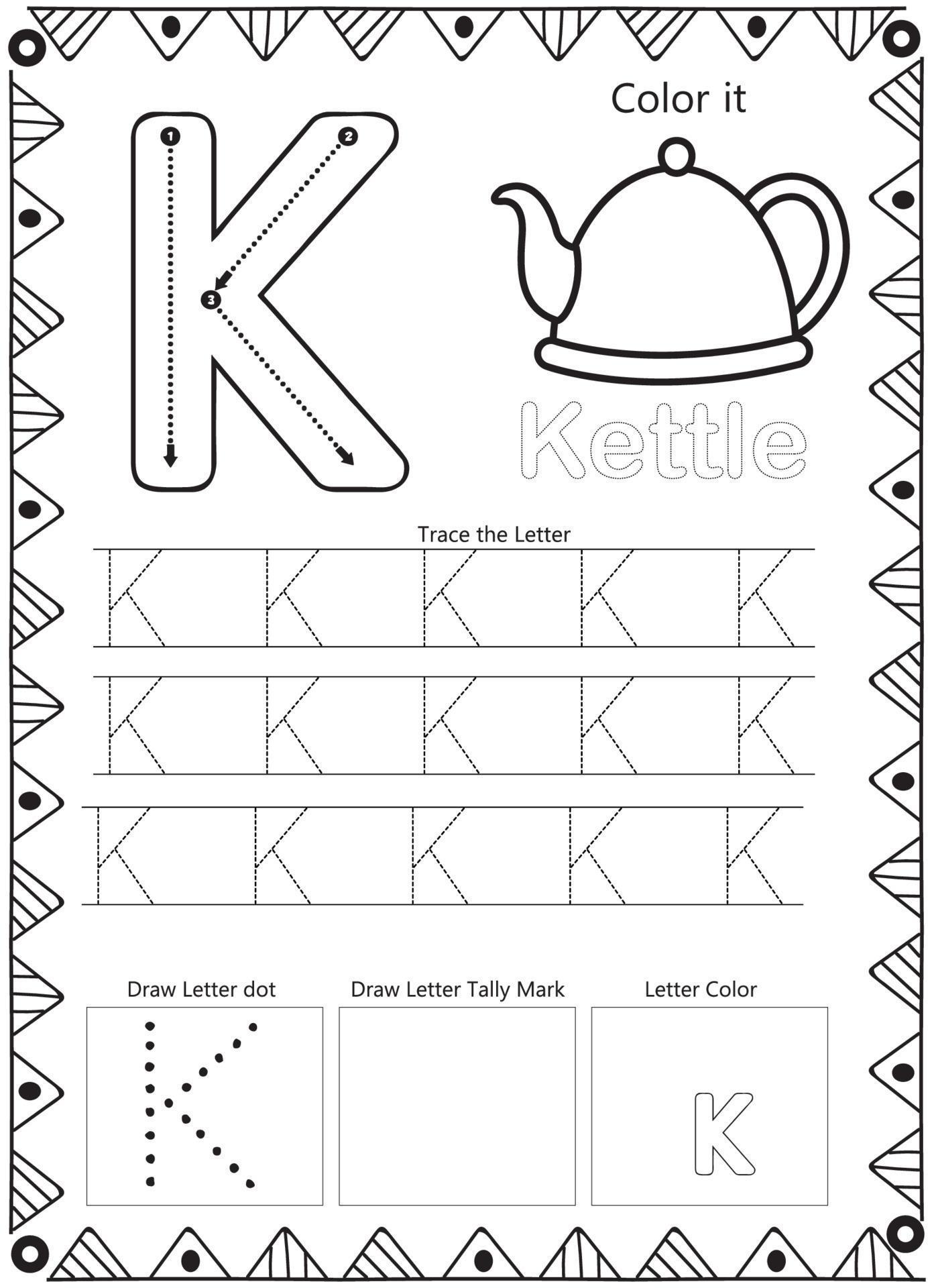 Alphabet Letter Tracing Coloring Page 15802958 Vector Art at Vecteezy