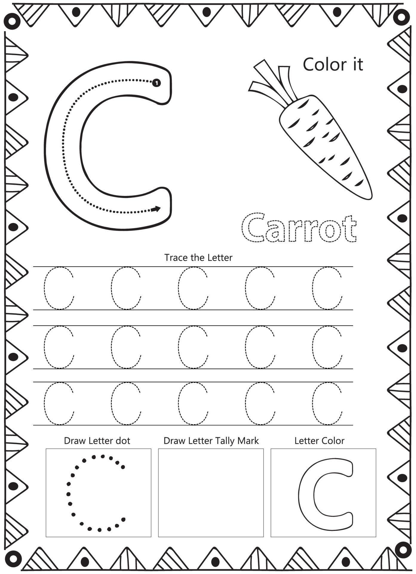 Alphabet Letter Tracing Coloring Page 15802960 Vector Art at Vecteezy