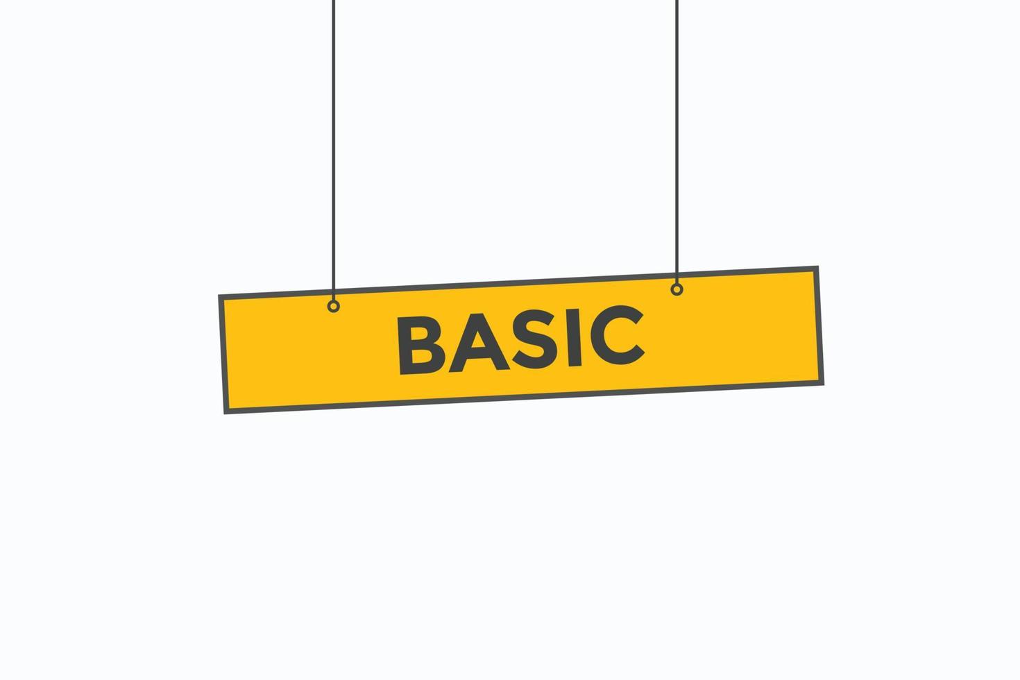 basic button vectors. sign label speech bubble basic vector