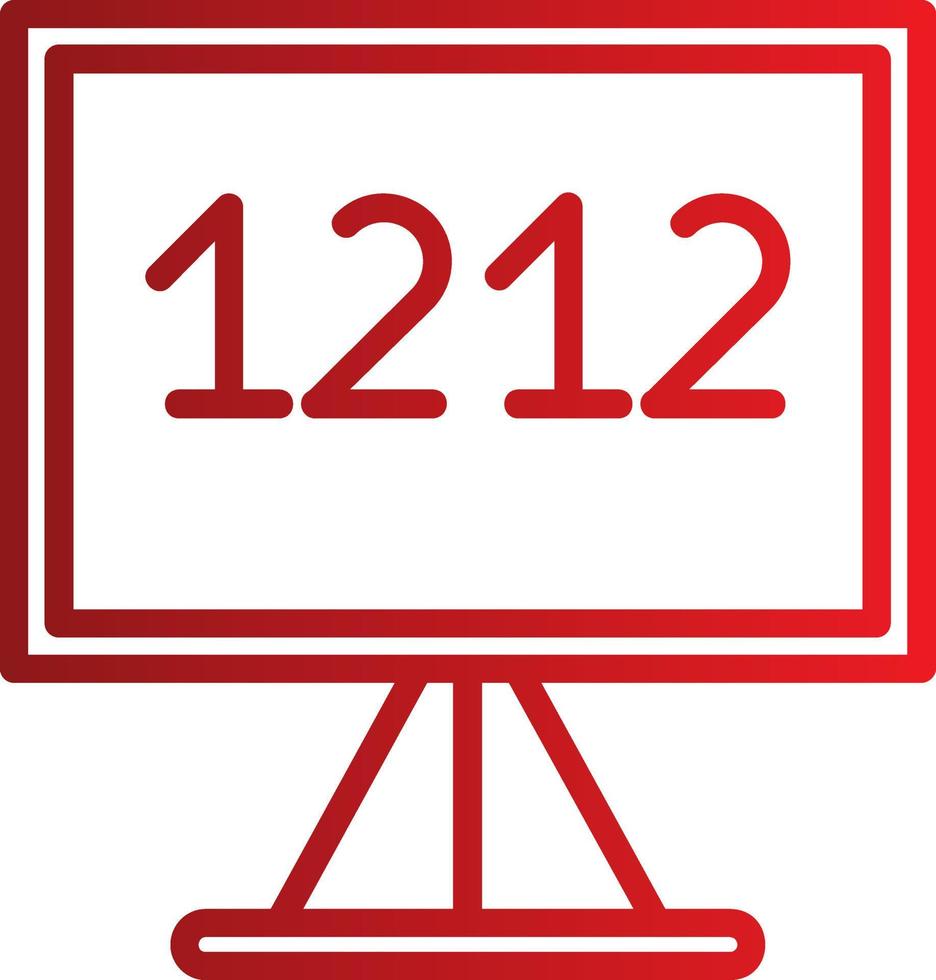 Whiteboard Vector Icon