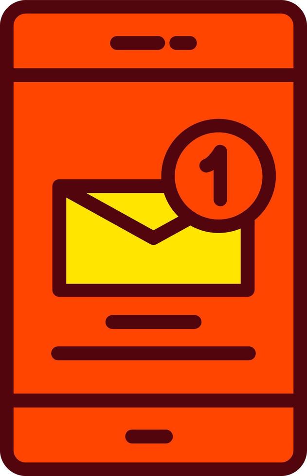 Incoming Message Vector Icon