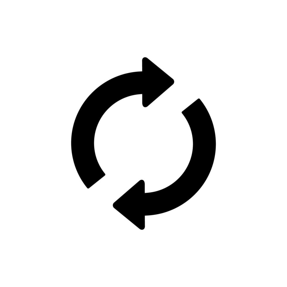 Rotation Arrow icon vector 15804381 Vector Art at Vecteezy