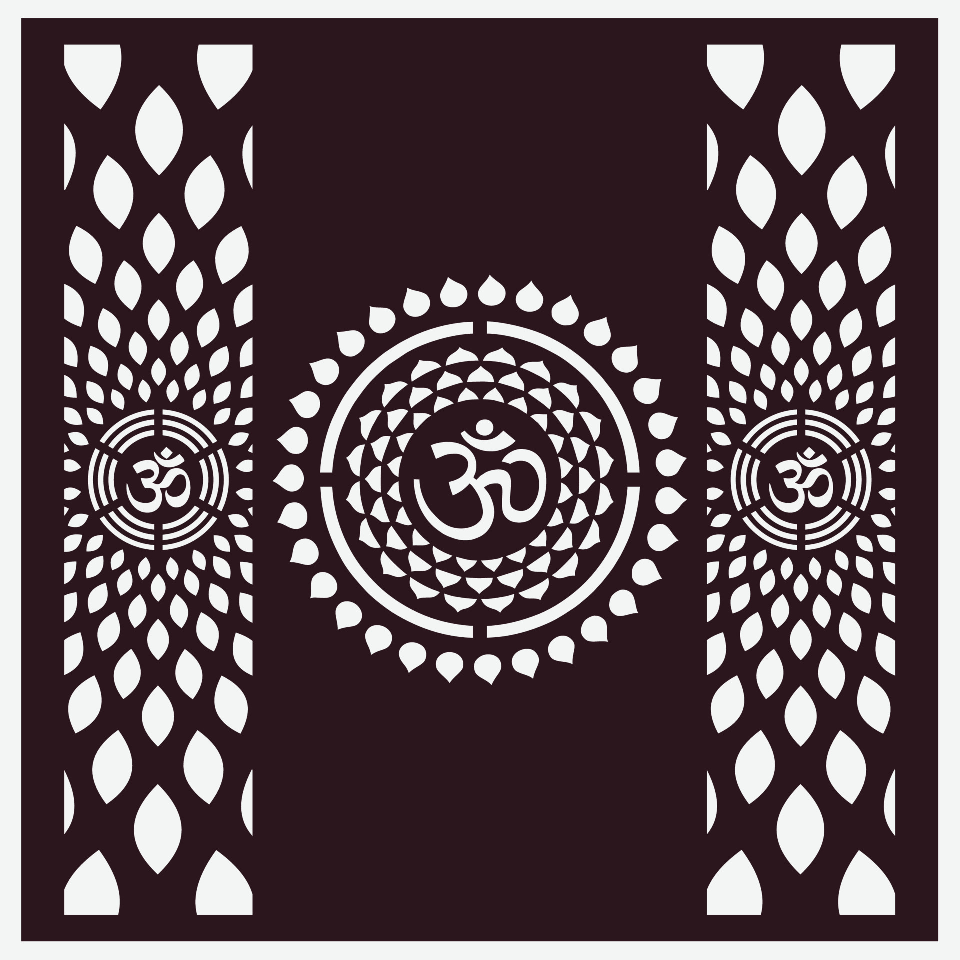 OM design concept for Temples, Houses and for interior works etc