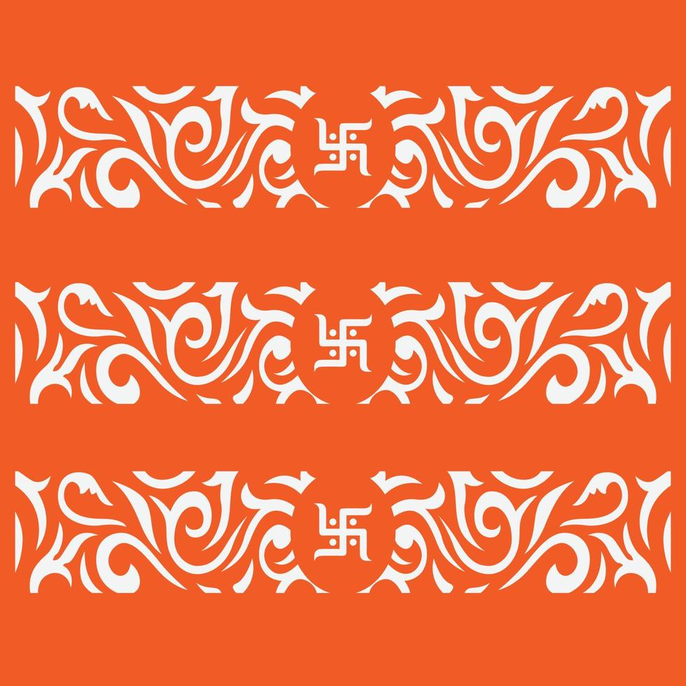OM design concept for Temples, Houses and for interior works etc. vector