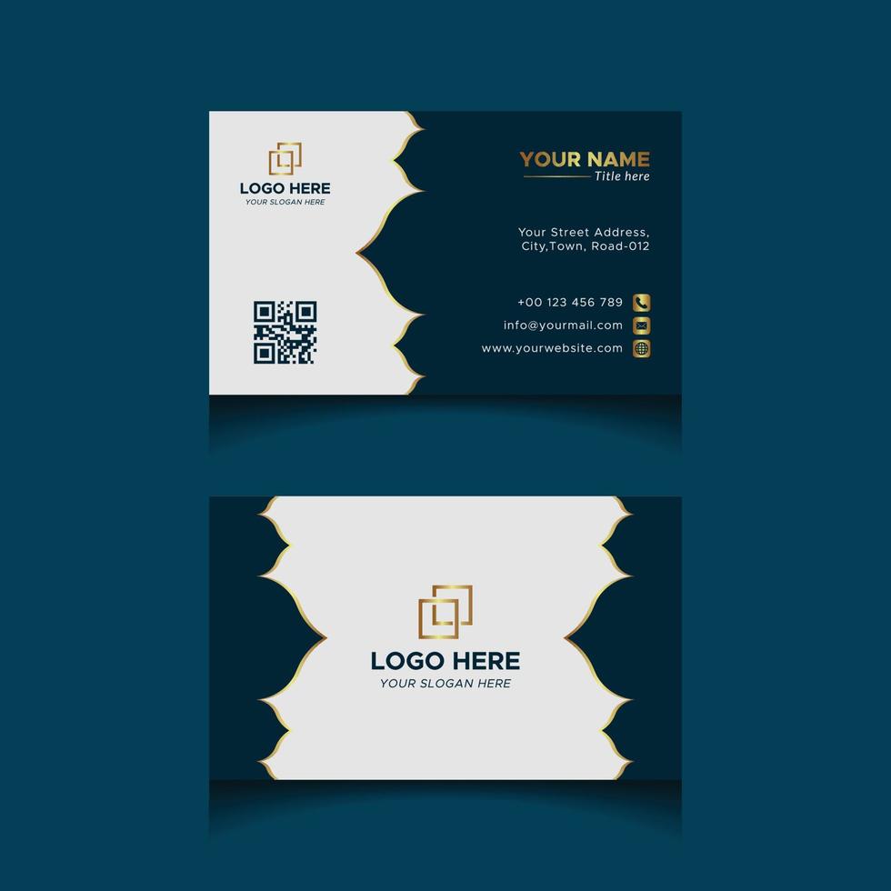 Modern Business Card Design Vector Template