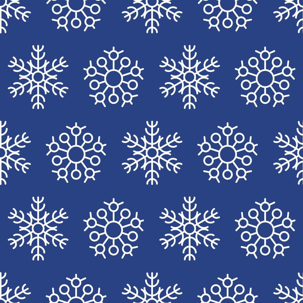 fondo transparente de los copos de nieve. elementos de decoración de navidad y año nuevo. ilustración vectorial vector