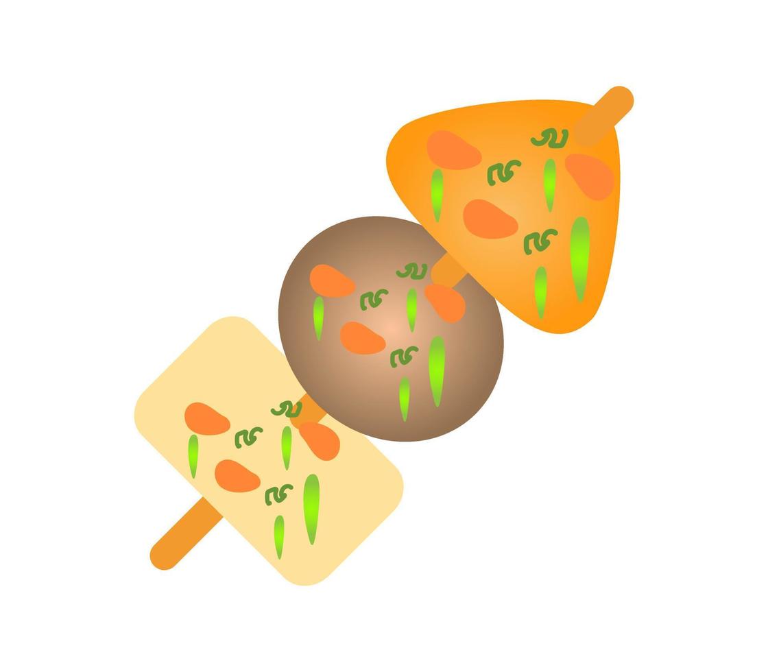 sandwich with cheese and tomato vector